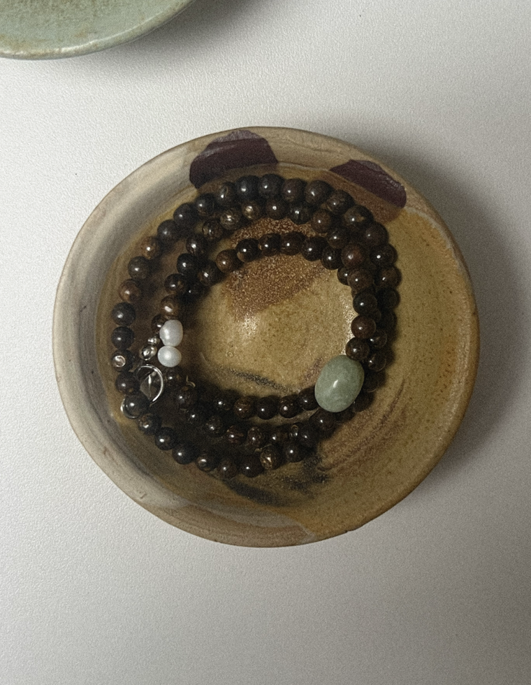 Therys - Bronzite & Bowenite Necklace