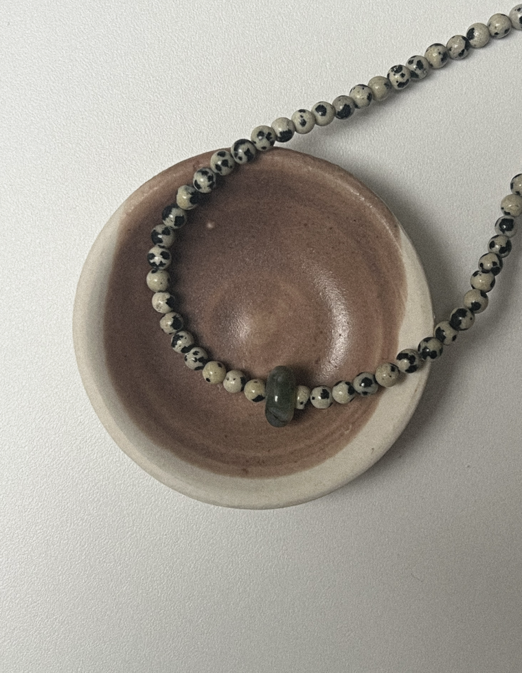 Deythra - Dalmatian Jasper Movement Necklace