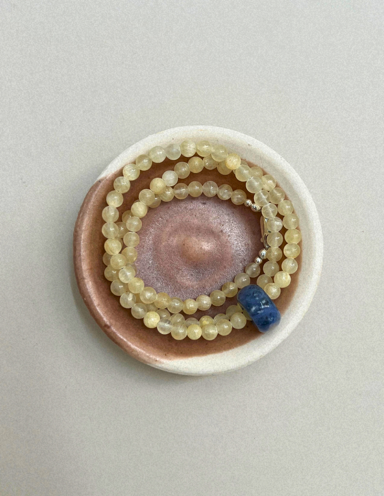 Keepsake 8 – Silk Jade & Sodalite Movement Necklace