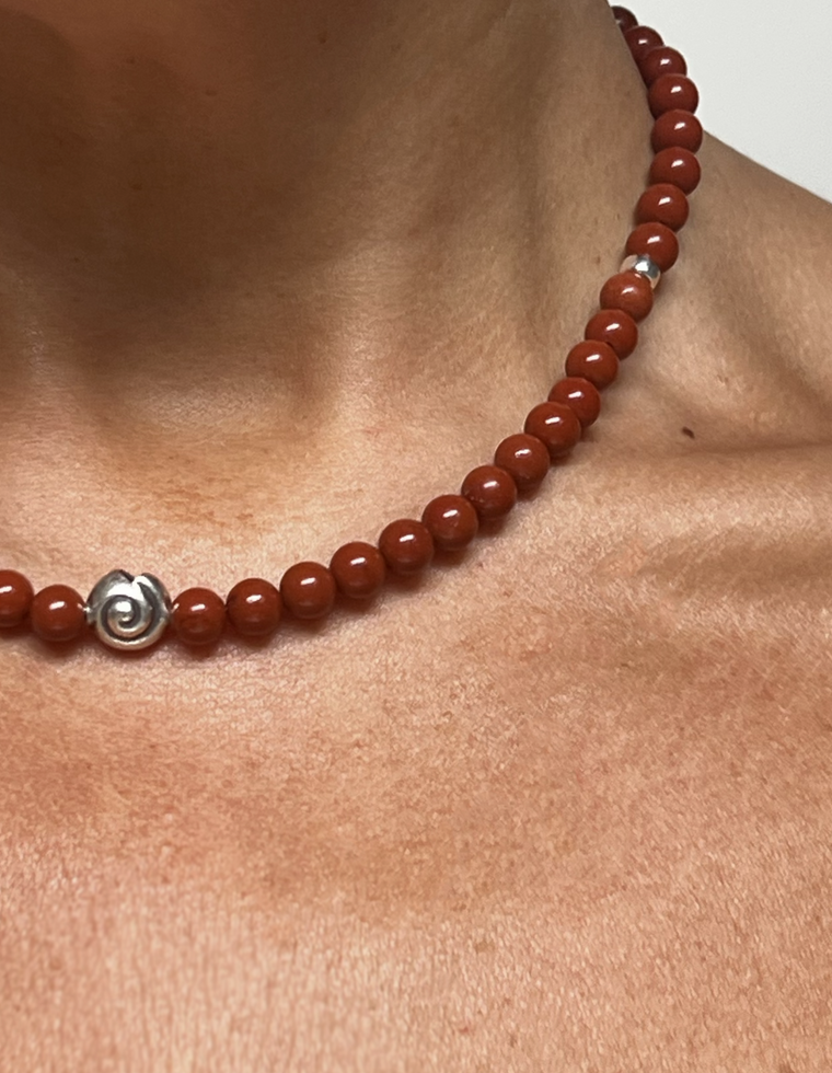 Oralyn - Red Jasper Necklace