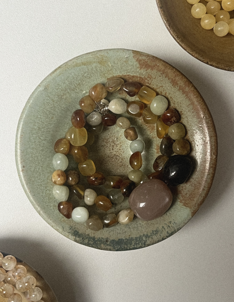 Sylithe - Jade & Moonstone Necklace