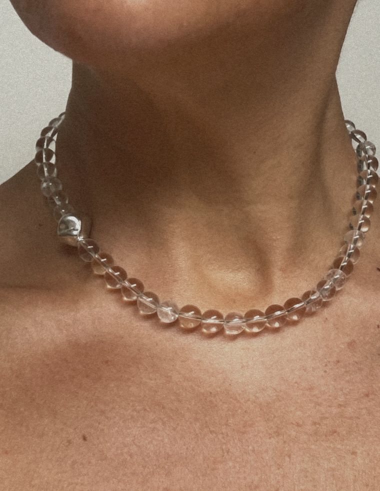 Tavris II - Clear Quartz Necklace