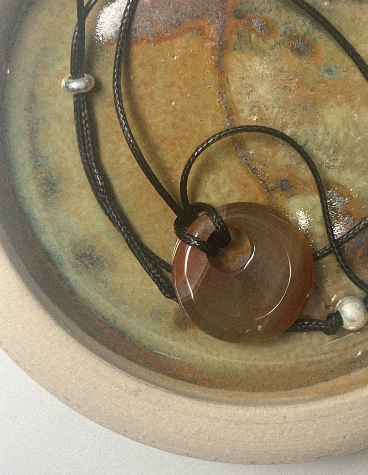 Roya - Carnelian Circa Pendant