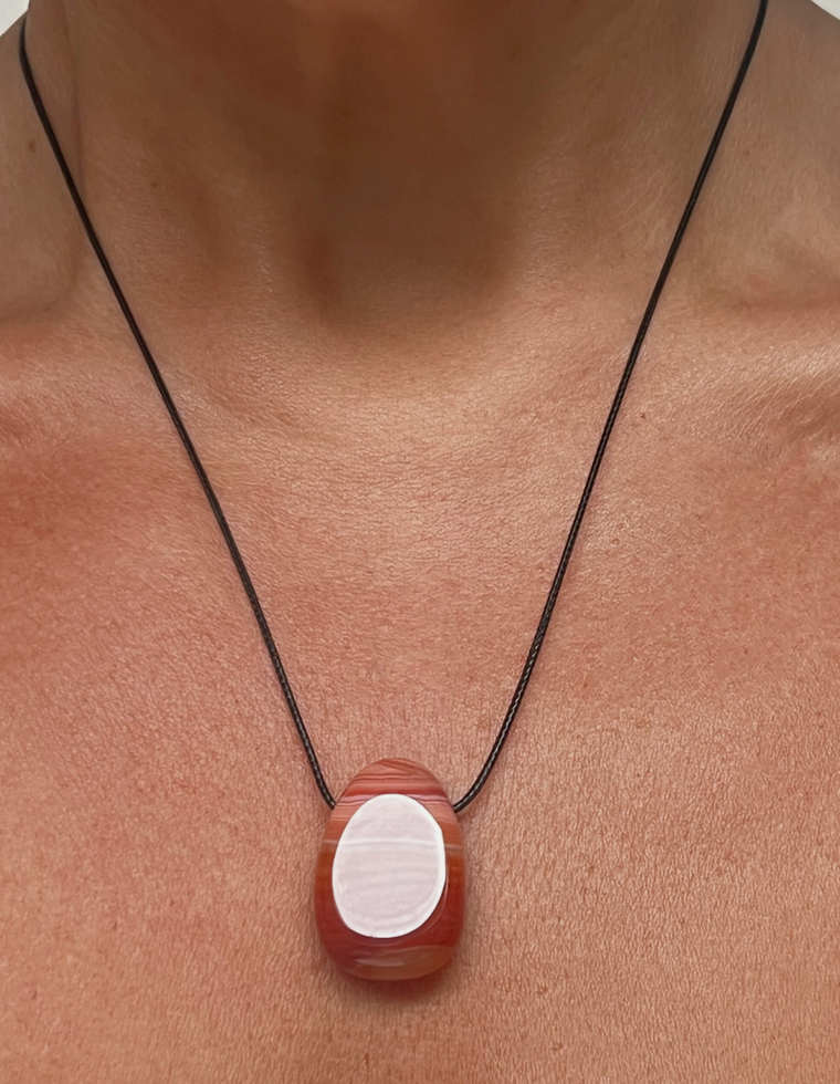 Nymeral II - Carnelian Forma Pendant