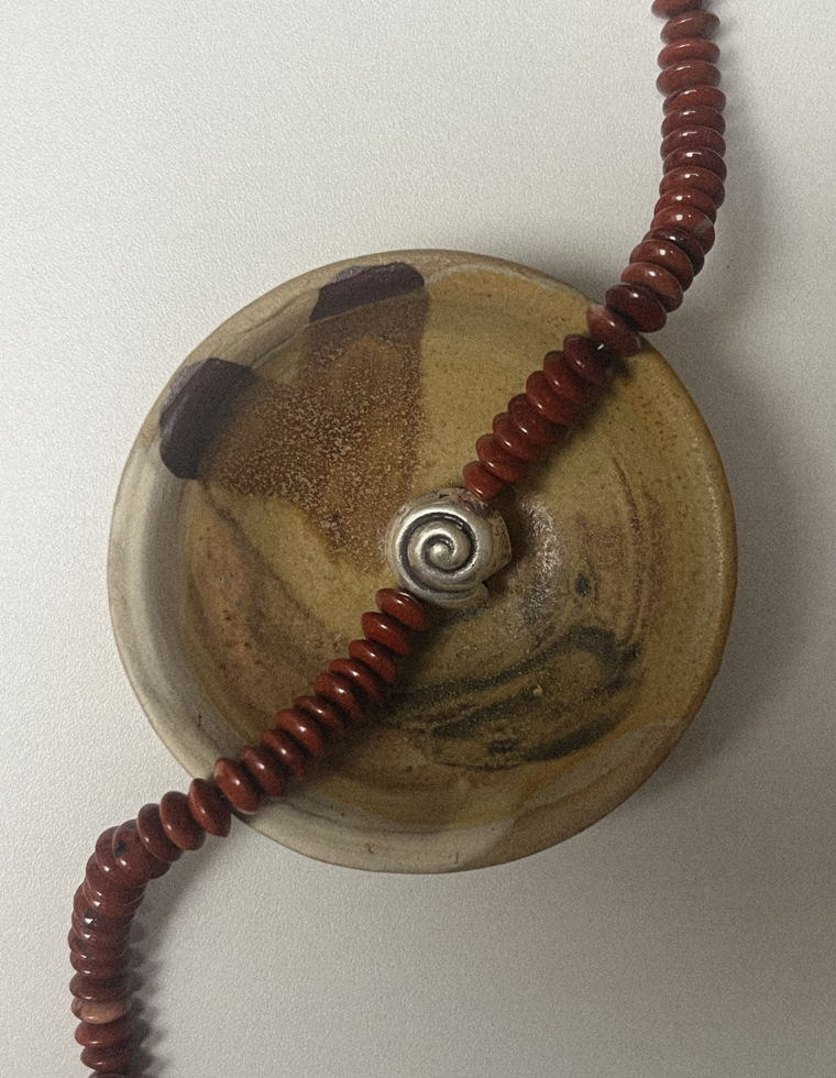 Sorinelle II - Brecciated Red Jasper Necklace