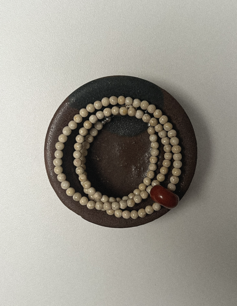 Tirene - Riverstone & Red Jasper Movement Necklace