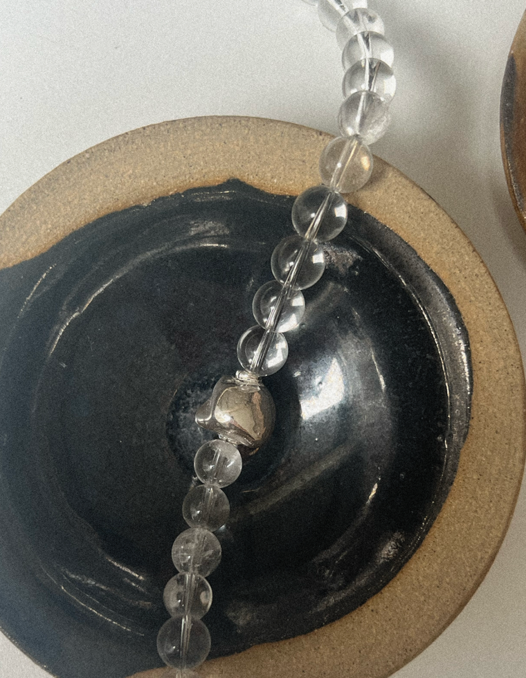 Tavris II - Clear Quartz Necklace