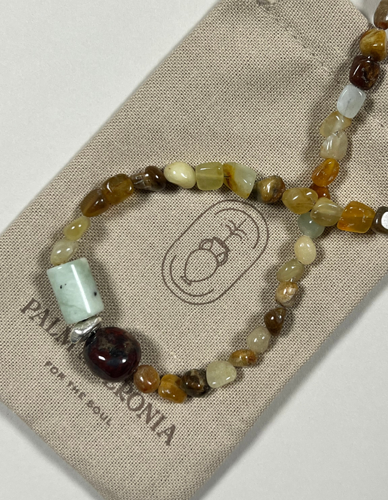 Anemara - Jade, Jasper & Aventurine Necklace