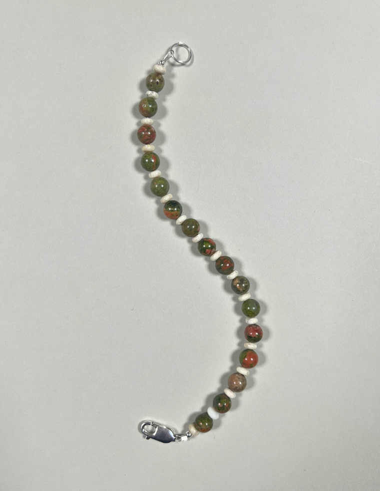 Myraen - Unakite & Riverstone Bracelet