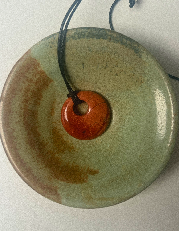 Tressa II - Red Jasper Circa Pendant