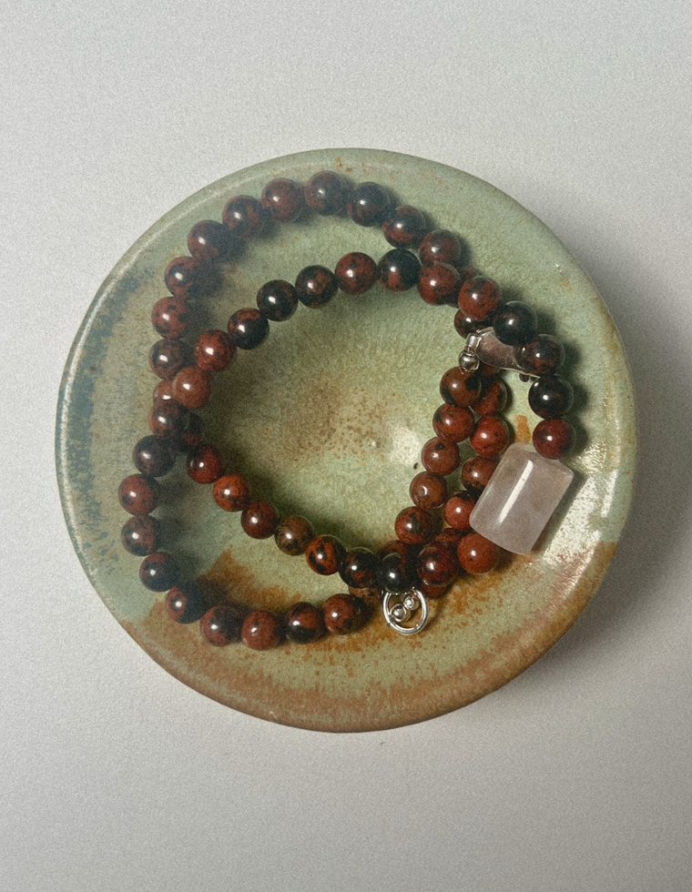 Thalyra II - Mahogany Obsidian Necklace