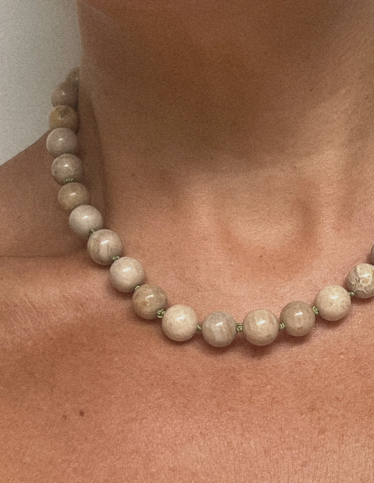 Nirelle - Petrified Wood Heirloom Necklace