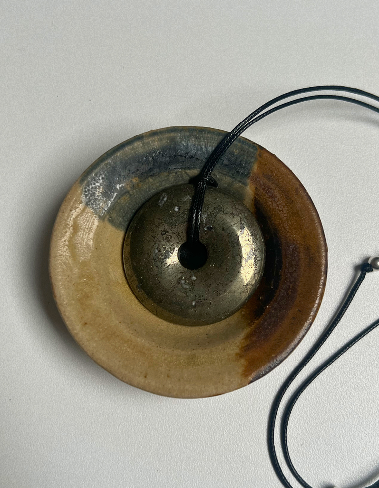 Pyrite Circa Pendant – Large
