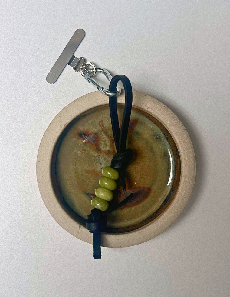 Nodo Phone Charm - Black