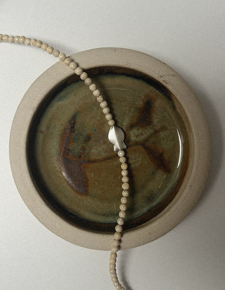 Aelara - Riverstone Fish Necklace