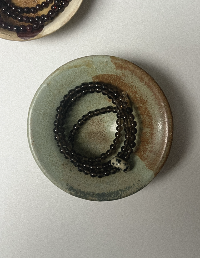 Myrris - Smoky Quartz Movement Necklace