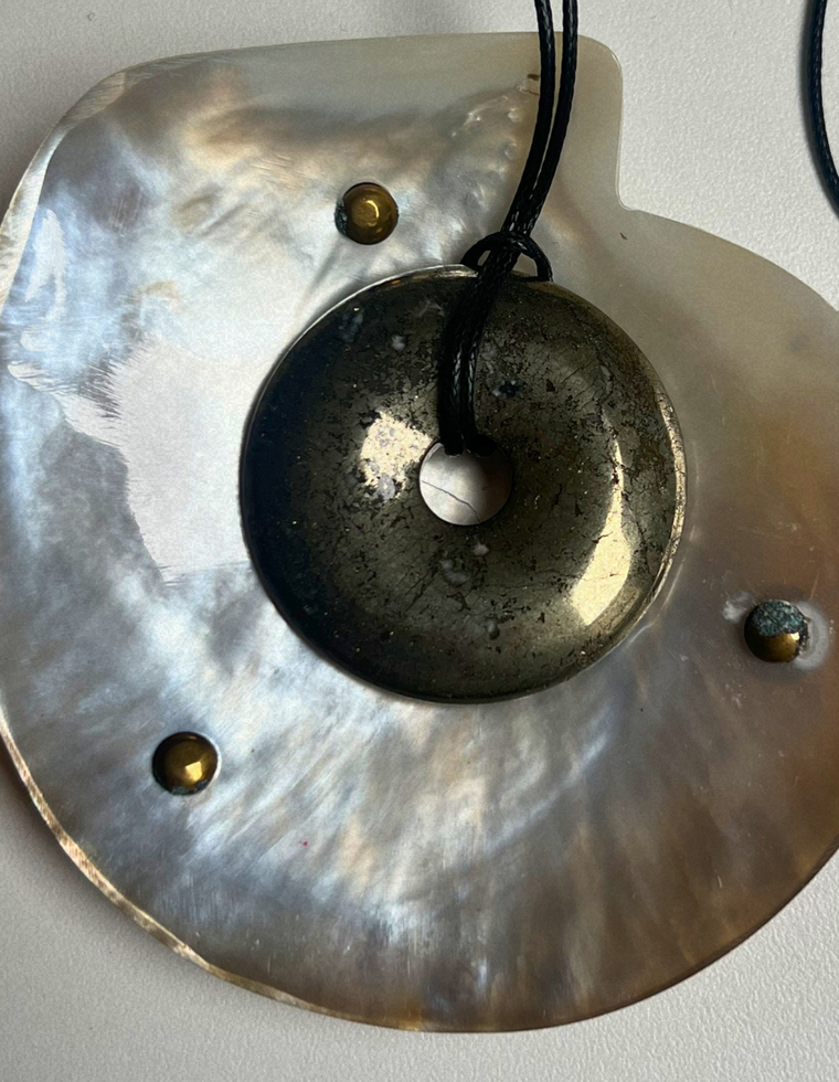 Pyrite Circa Pendant – Large