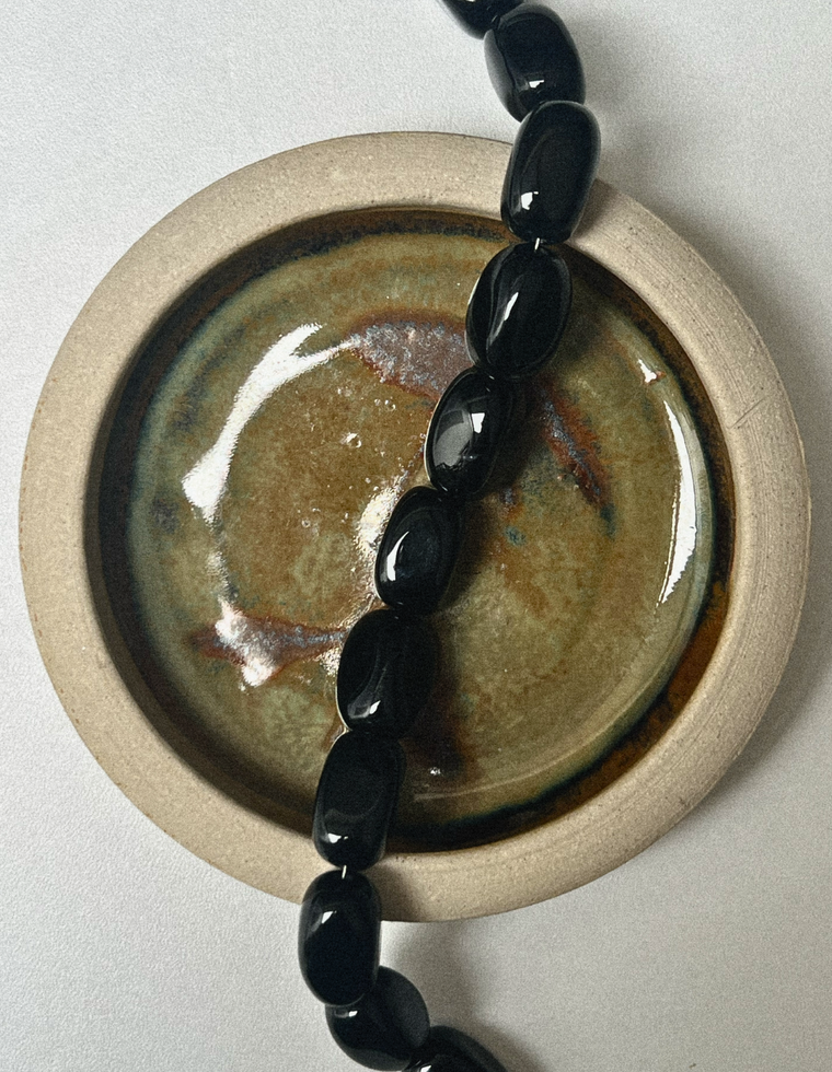 Velar II - Onyx Statement Necklace