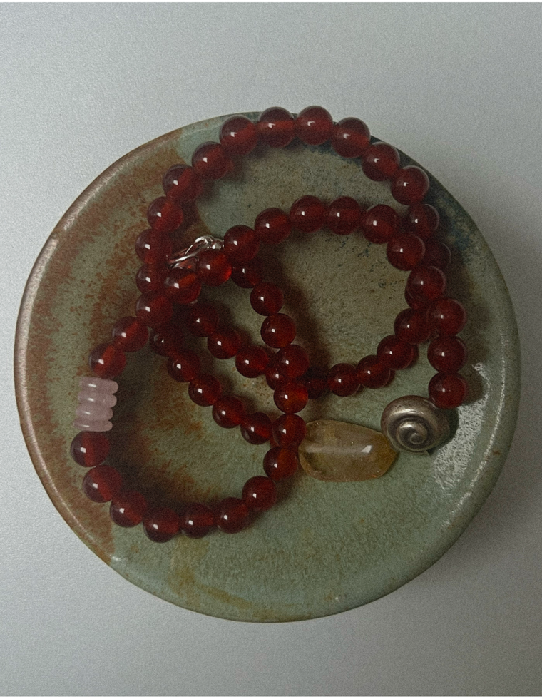 Carmyre - Carnelian & Citrine Necklace