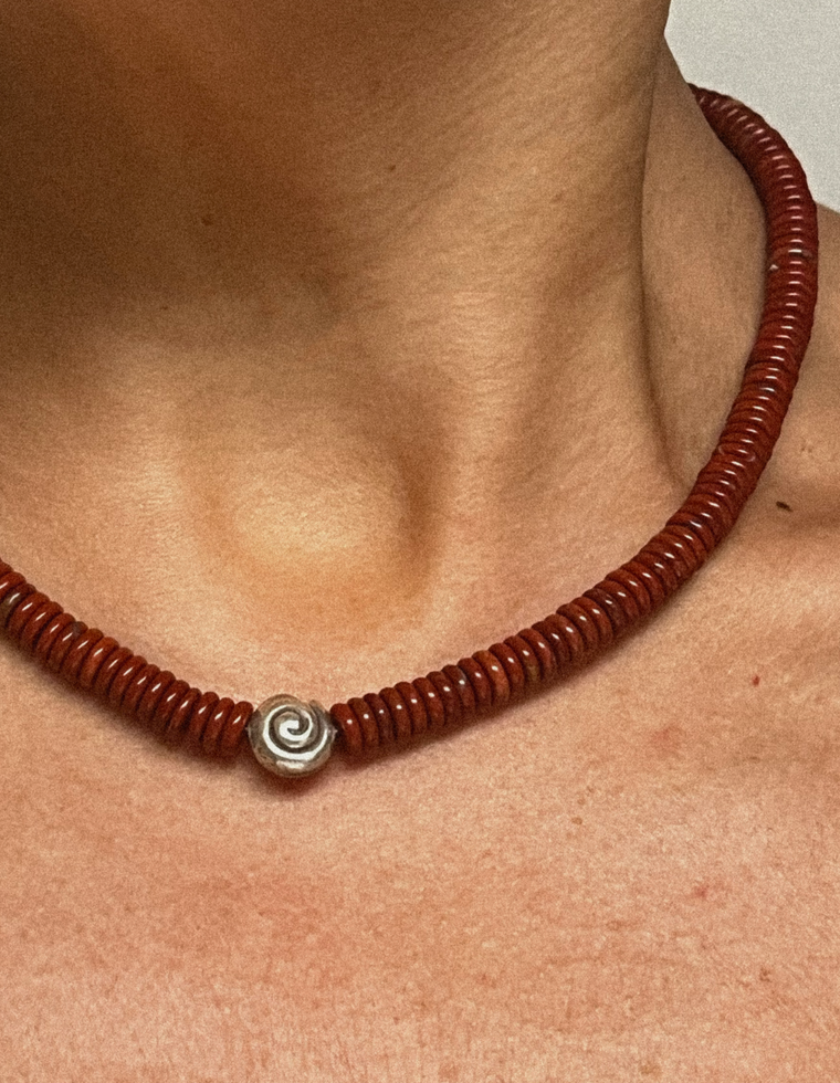 Calvian - Red Jasper Necklace