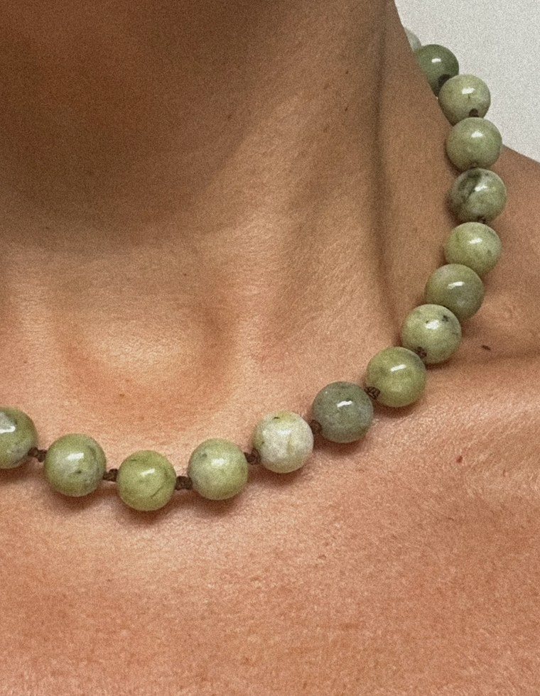 Calthea - Jade Heirloom Necklace