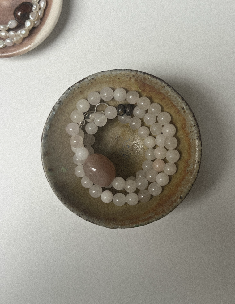 Nyrisse - Beryl & Moonstone Necklace