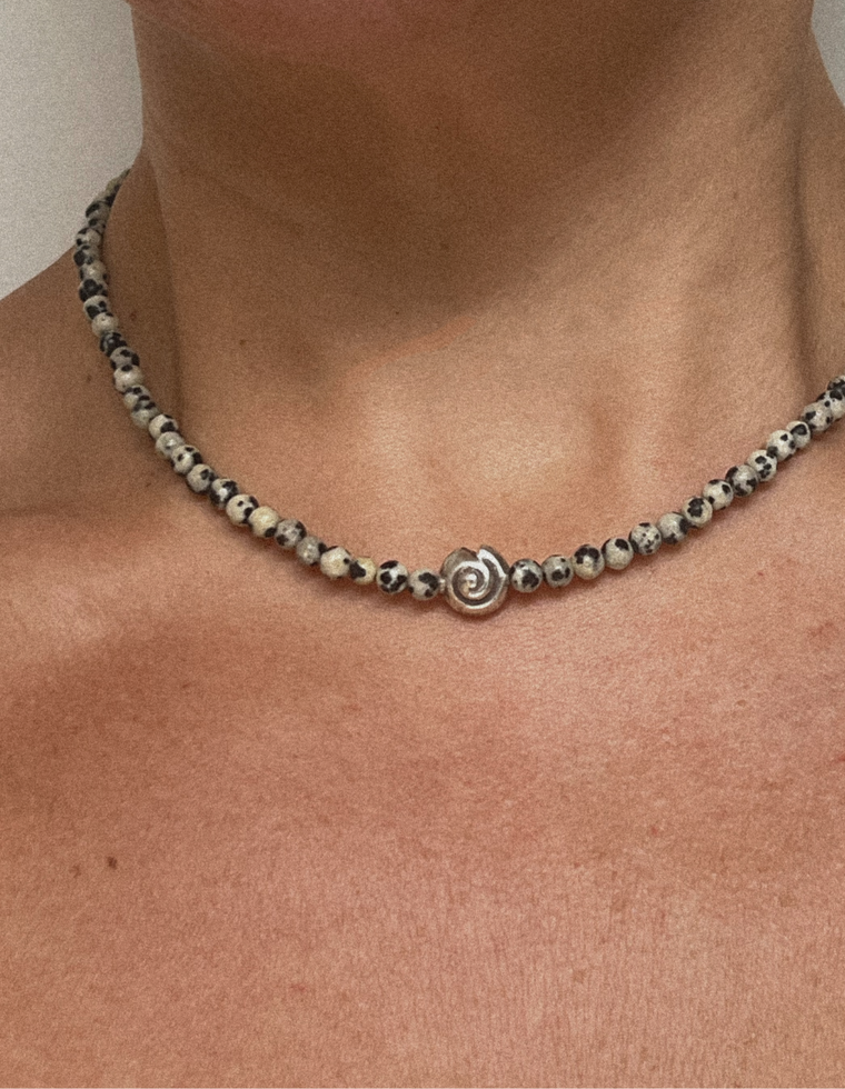Morvella - Dalmatian Jasper Necklace
