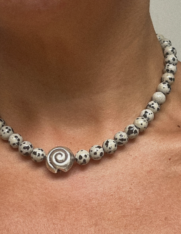 Sylra - Dalmatian Jasper Necklace