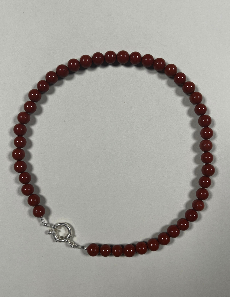 Valente  - Red Jasper Necklace