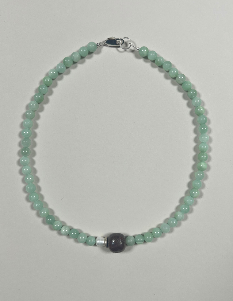 Avenel  - Bowenite & Jasper Necklace