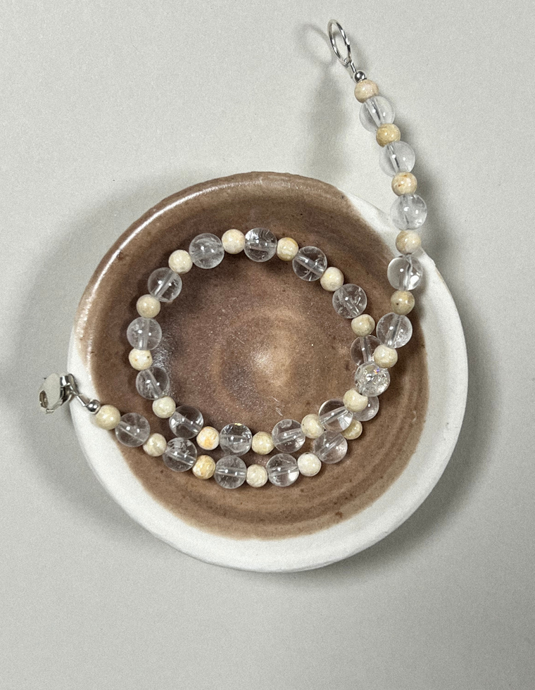 Corvalis II - Clear Quartz Anklet