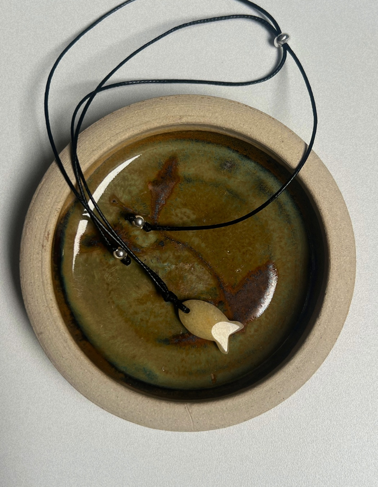 Fish Talisman - Yellow Topaz by Palm of Feronia, photo 2