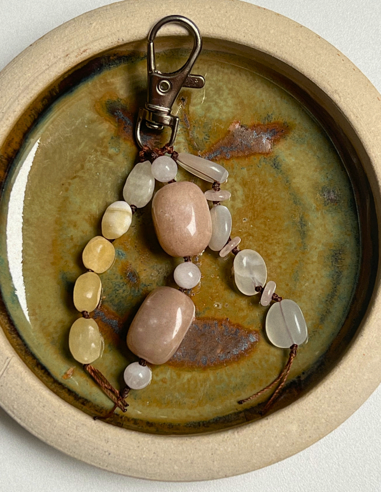 Stoned Charm - Sunstone & Moonstone