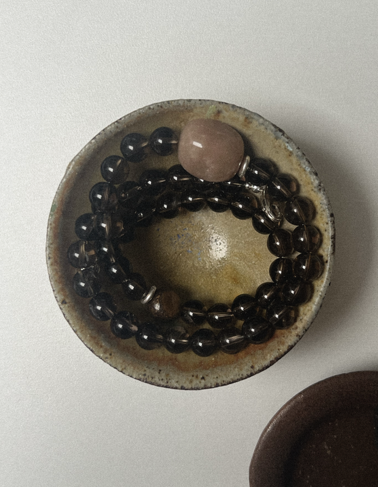 Lorant - Smoky Quartz & Moonstone Necklace