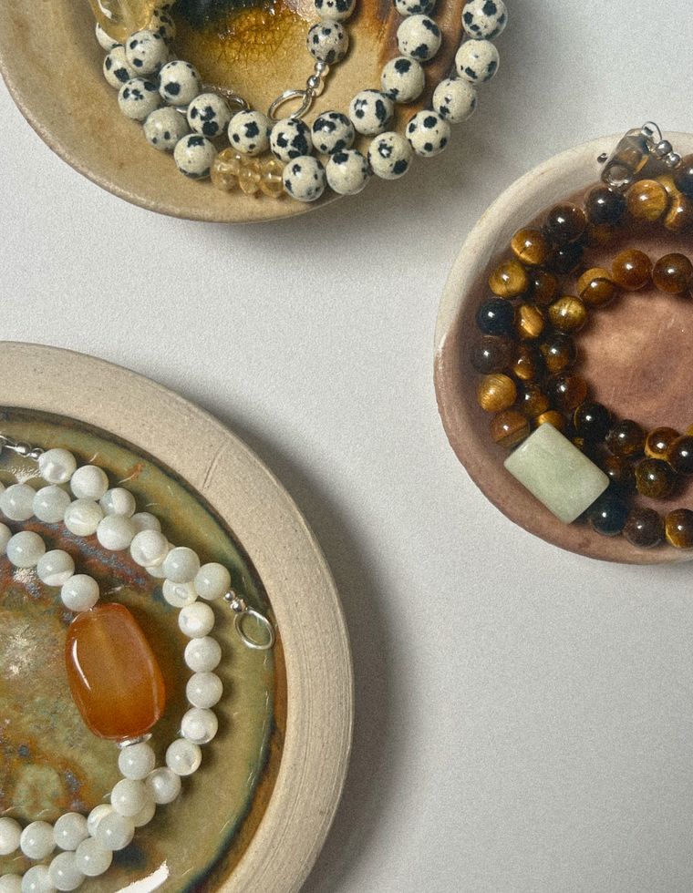 Amelira - Dalmatian Jasper & Citrine Necklace