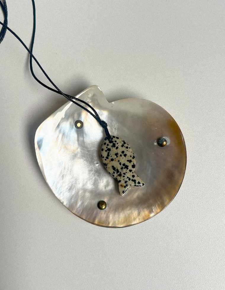 Big Fish Talisman - Dalmatian Jasper by Palm of Feronia