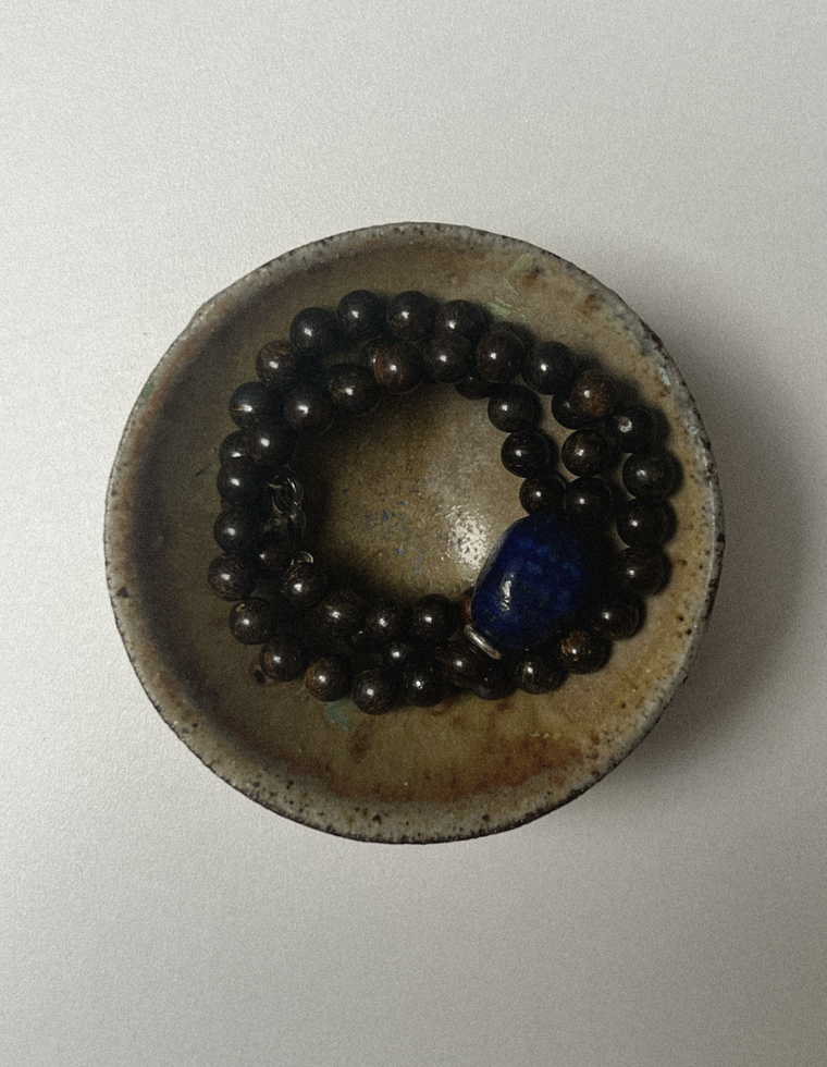 Veyric - Bronzite & Lapis Lazuli Necklace