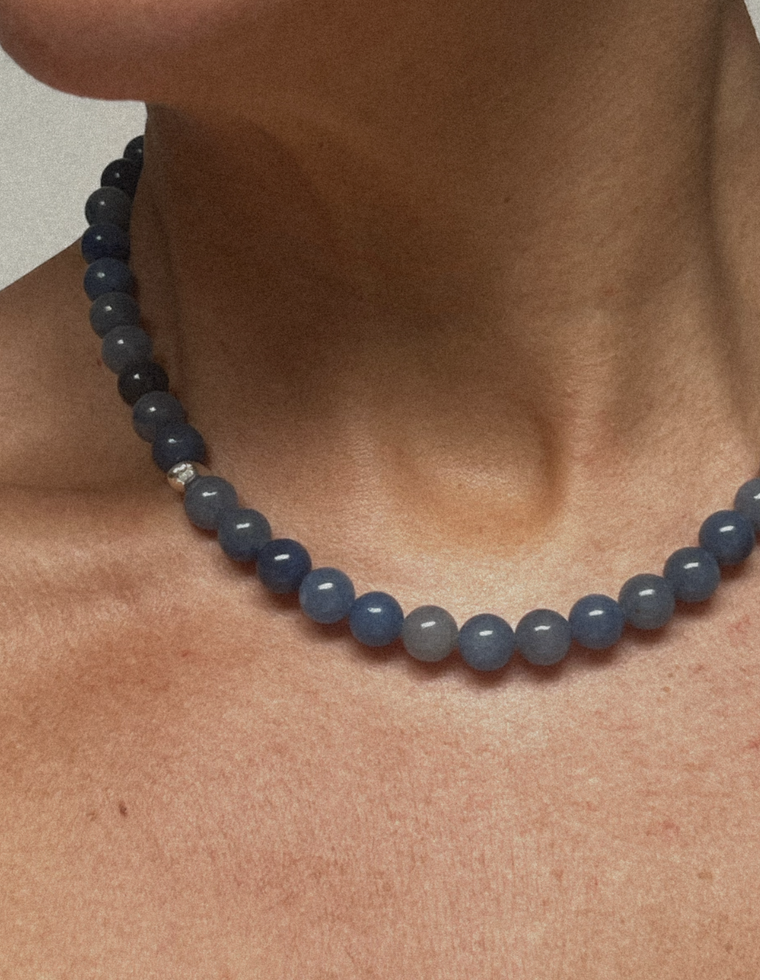 Orentha - Blue Aventurine Necklace