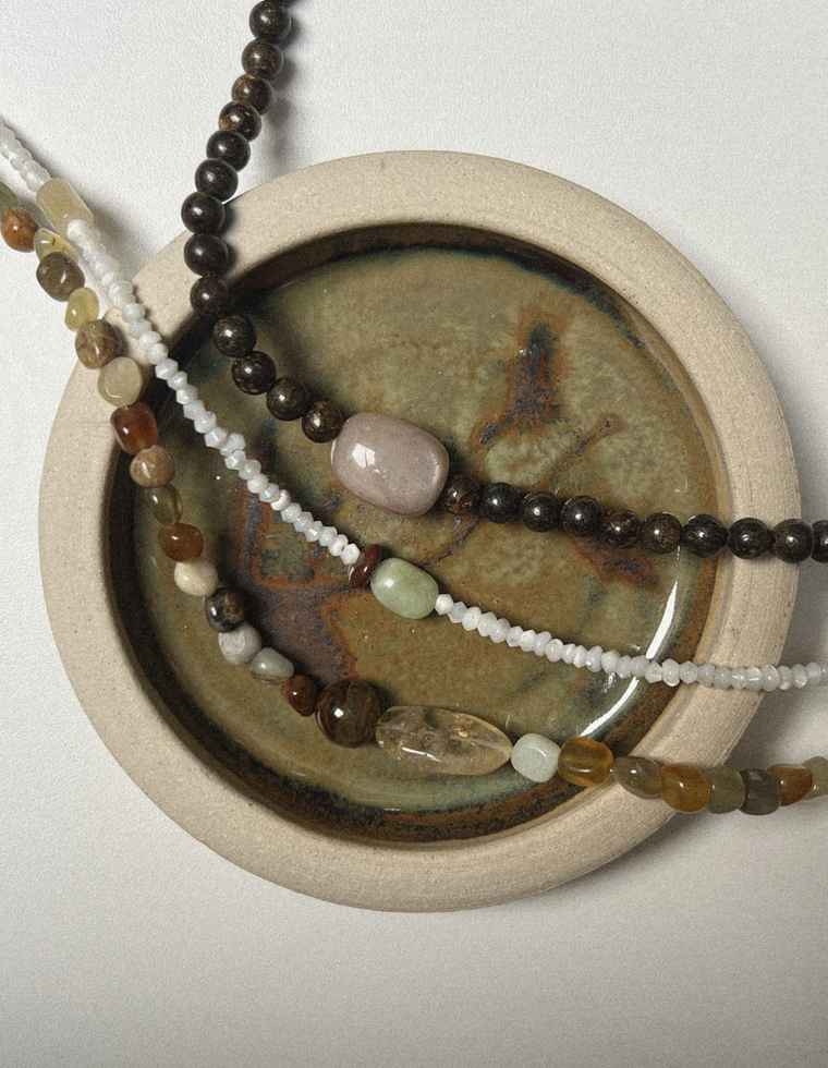 Ilyria - Jade & Citrine Necklace