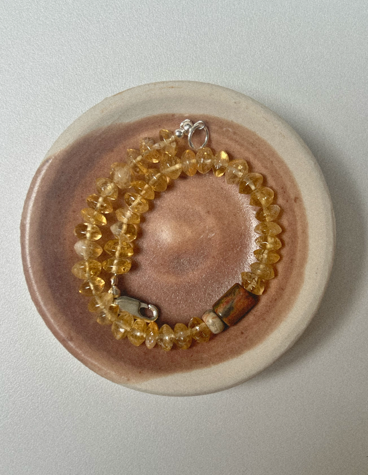 Eriselle - Citrine & Picasso Jasper Bracelet