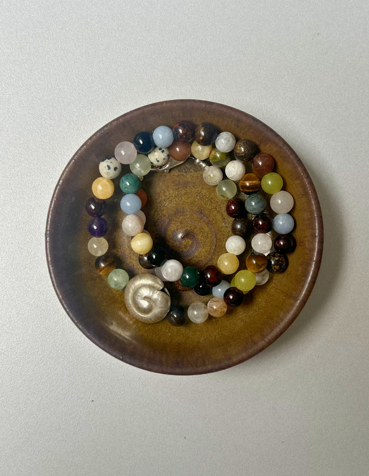 Renewal 10 - Found Mix Spiral Necklace