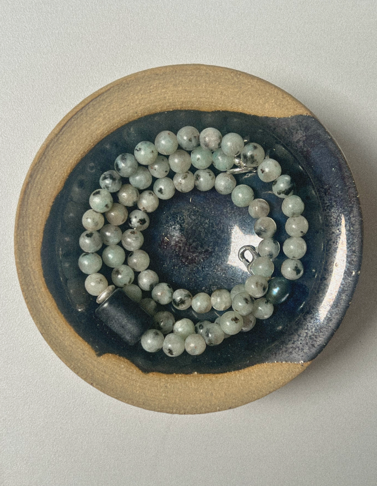 Novira - Sesame Jasper & Onyx Necklace