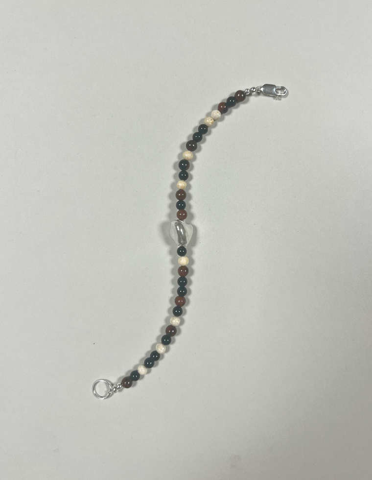 Corven - Riverstone & Onyx Bracelet