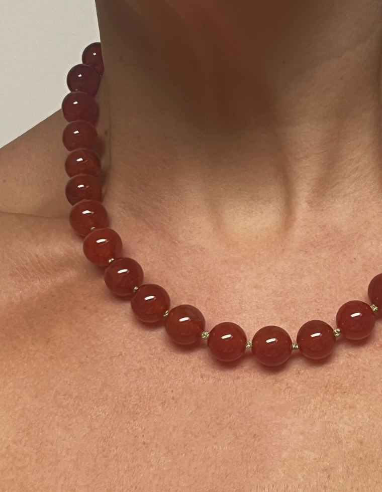 Drenn - Carnelian Heirloom Necklace