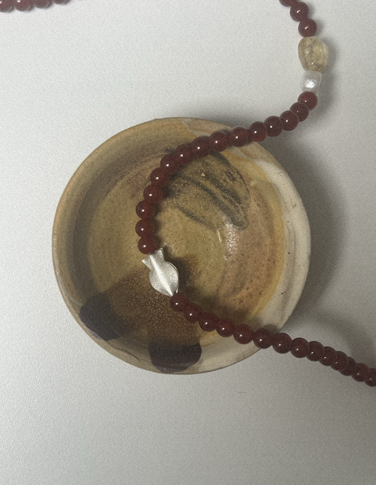 Orphelya - Carnelian & Citrine Necklace