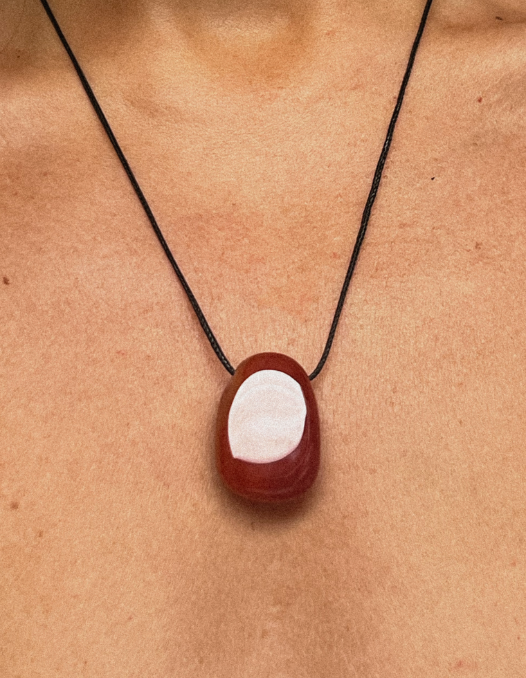 Solari - Carnelian Forma Pendant