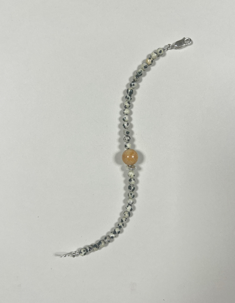 Elissar - Jasper & Petrified Wood Bracelet