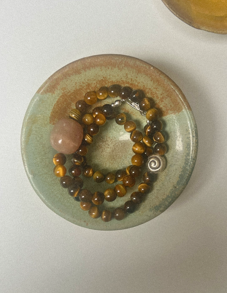 Fenira - Tiger Eye & Moonstone Necklace