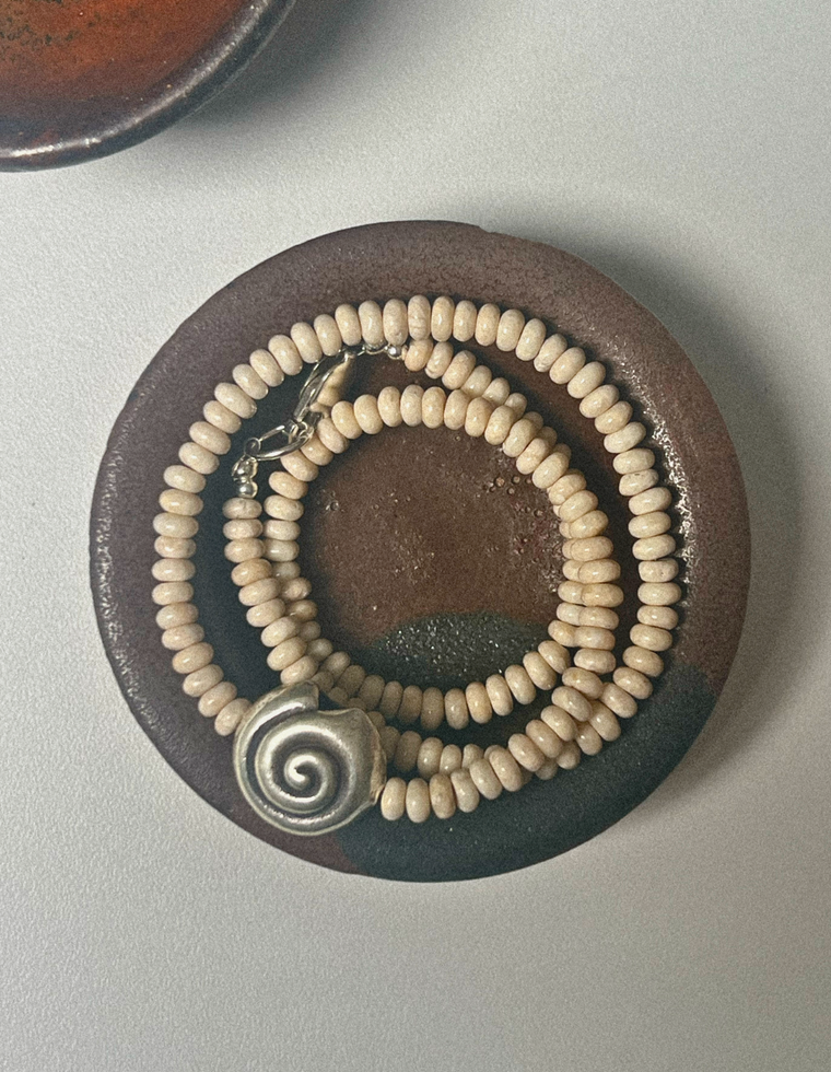 Correnza III - Riverstone Spiral Necklace