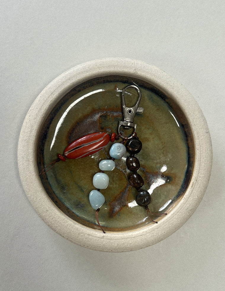 Stoned Charm - Red Jasper & Flower Amazonite by Palm of Feronia, photo 2